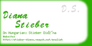 diana stieber business card